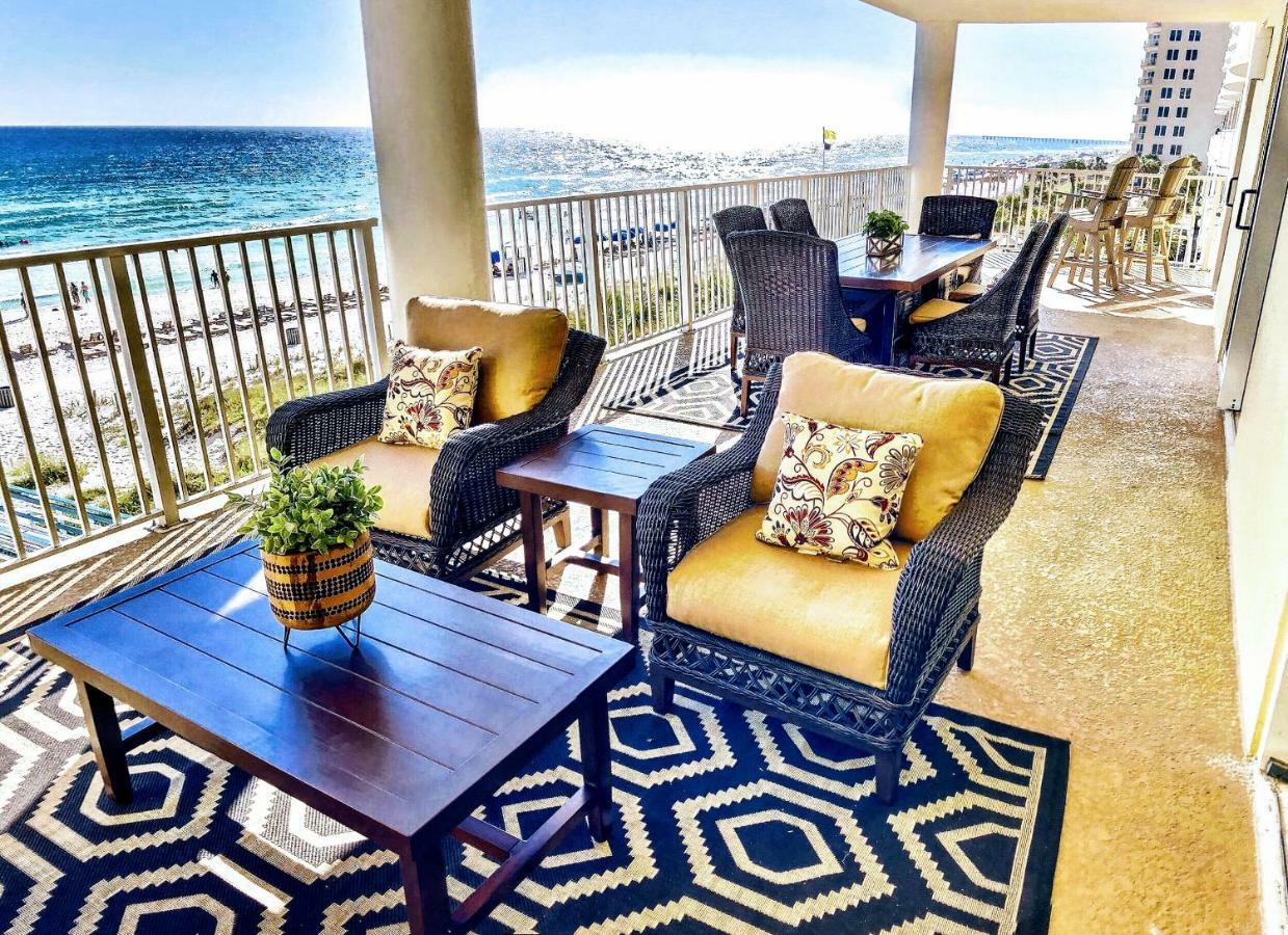 Barefoot Bliss - Beachfront Condo - Sleeps 12 パナマシティービーチ エクステリア 写真