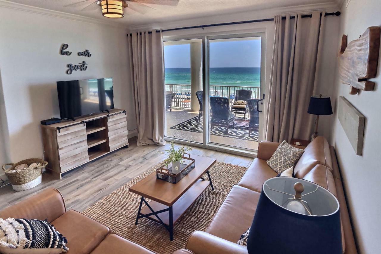 Barefoot Bliss - Beachfront Condo - Sleeps 12 パナマシティービーチ エクステリア 写真