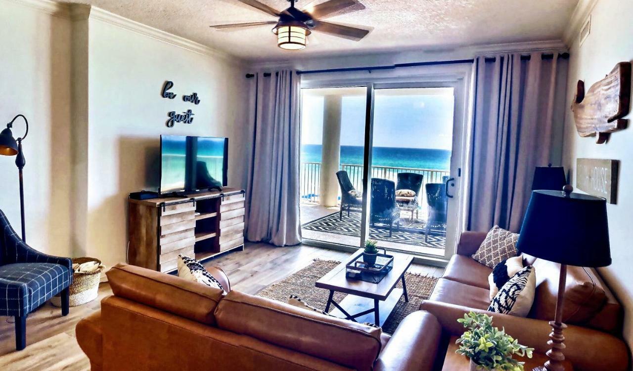 Barefoot Bliss - Beachfront Condo - Sleeps 12 パナマシティービーチ エクステリア 写真