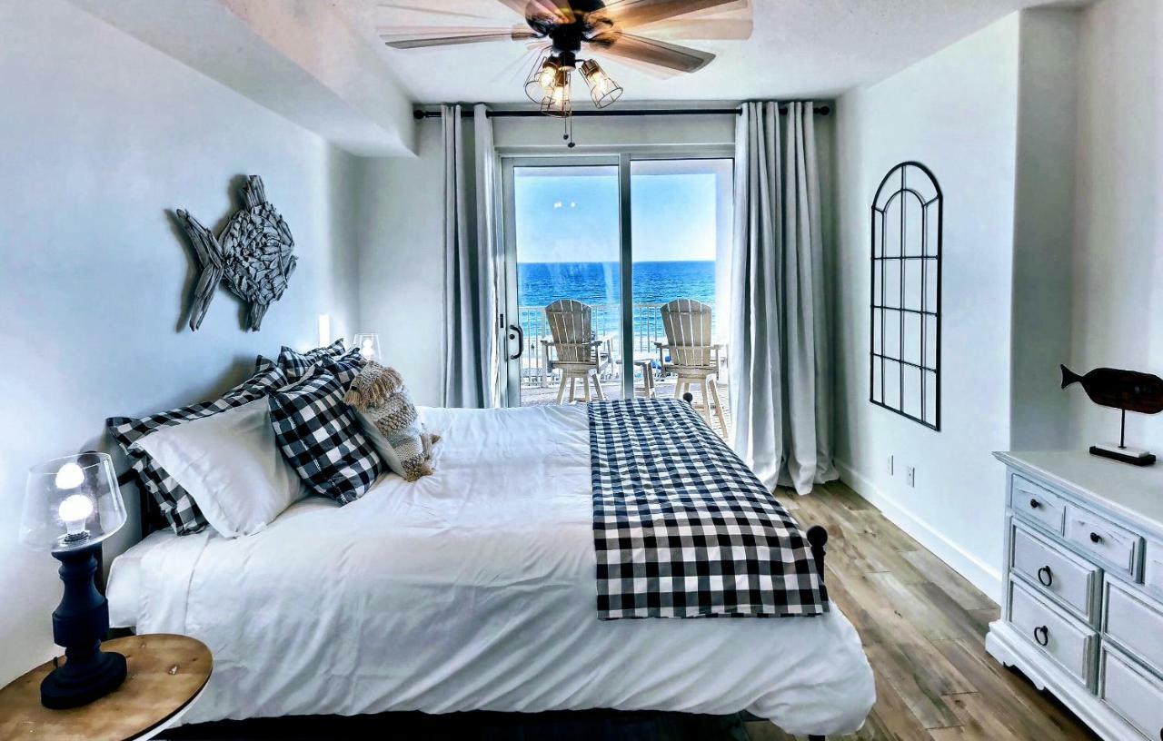 Barefoot Bliss - Beachfront Condo - Sleeps 12 パナマシティービーチ エクステリア 写真