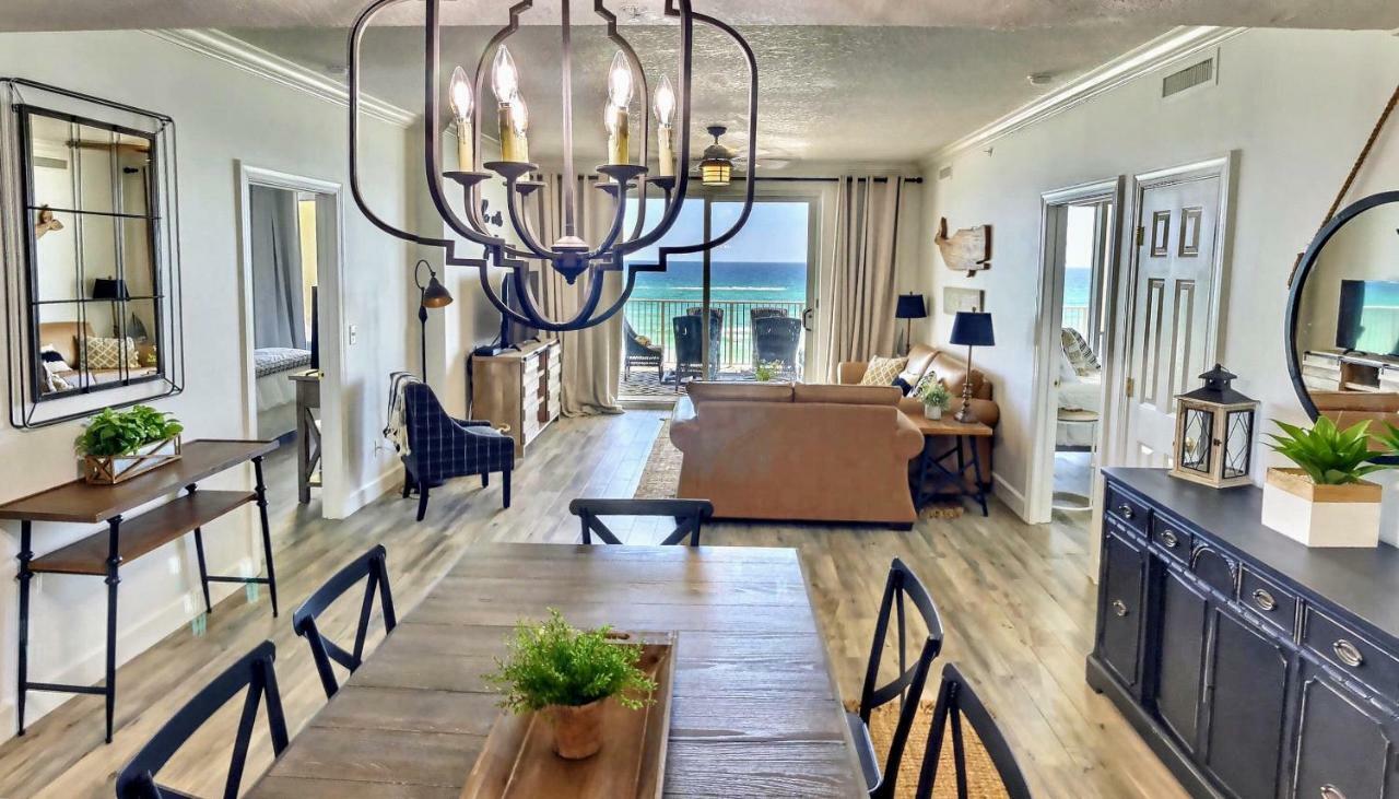 Barefoot Bliss - Beachfront Condo - Sleeps 12 パナマシティービーチ エクステリア 写真