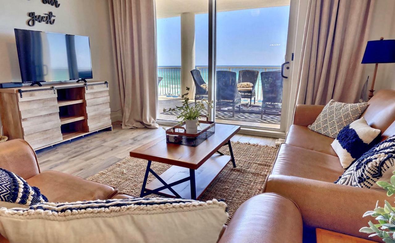 Barefoot Bliss - Beachfront Condo - Sleeps 12 パナマシティービーチ エクステリア 写真