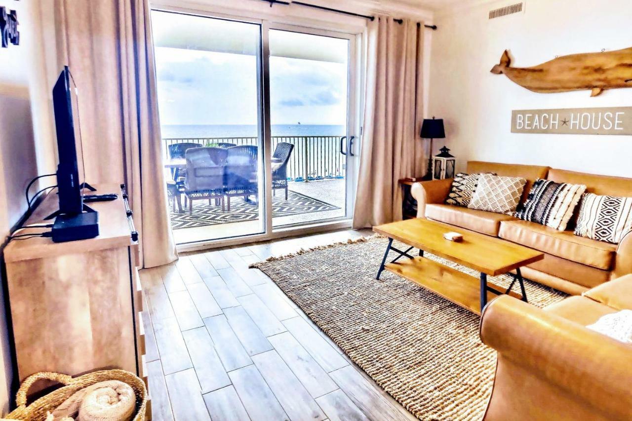 Barefoot Bliss - Beachfront Condo - Sleeps 12 パナマシティービーチ エクステリア 写真