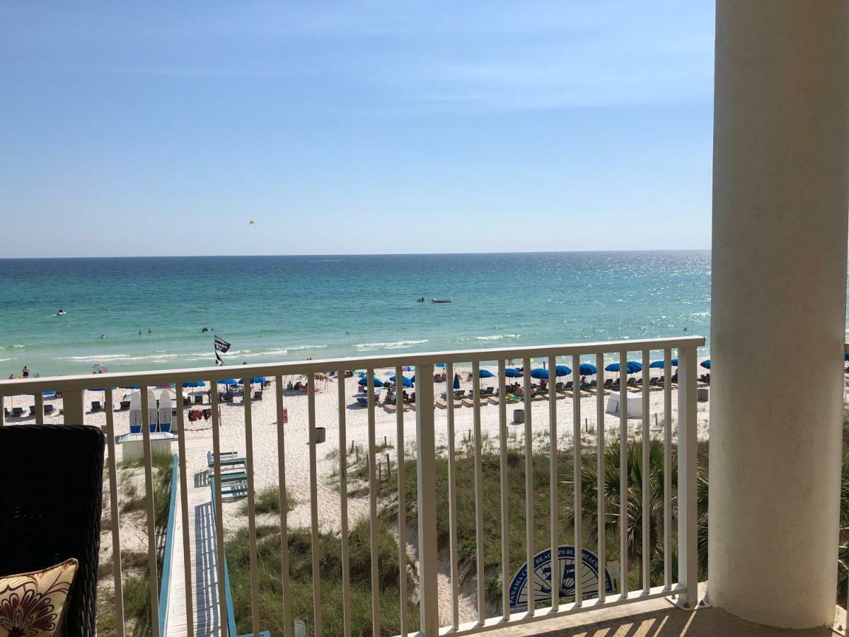 Barefoot Bliss - Beachfront Condo - Sleeps 12 パナマシティービーチ エクステリア 写真